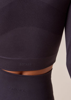 Sculpt Seamless Long Sleeve Top - Shadow