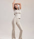 Ultimate Everyday Flare Leggings - Oatmeal Beige