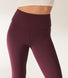 Curve Lightweight Everyday High Waisted Leggings - Burgundy