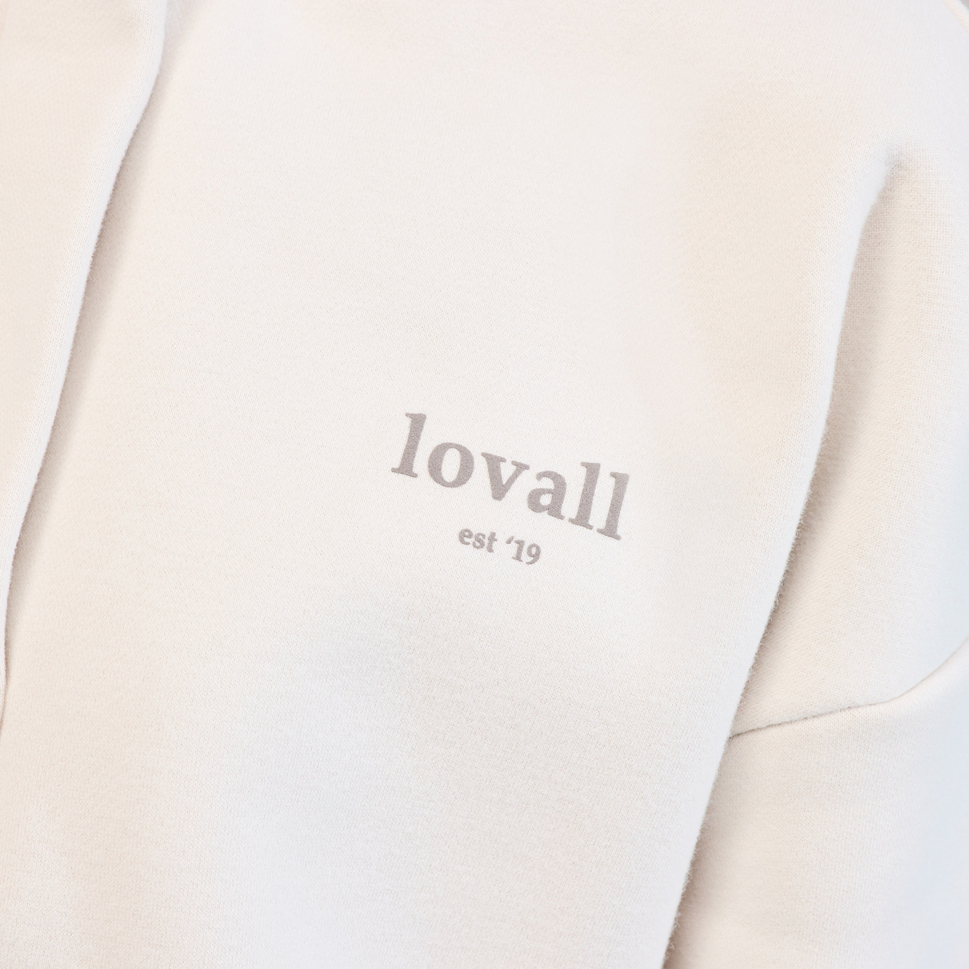 Heavyweight 1/4 Zip Sweatshirt - Ecru