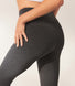 Lightweight Everyday High Waisted Leggings - Dark Grey Marl