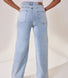 Wide Leg Jeans - Light Bleach