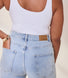 Curve Wide Leg Jeans - Light Bleach