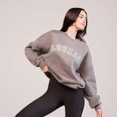 Heavyweight Oversized Sweatshirt Campus - Mocha
