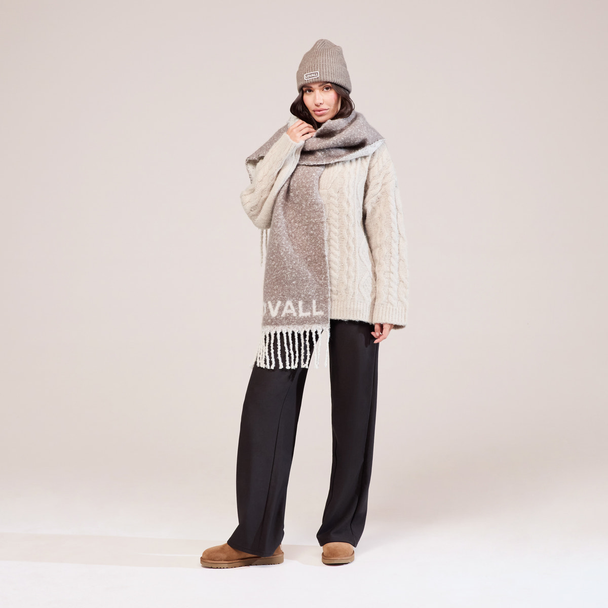 Woven Scarf - Mocha