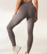 Curve Lightweight Everyday High Waisted Leggings - Slate Green