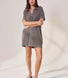 Lightweight Collared Knit Dress - Slate Green