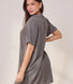 Lightweight Collared Knit Dress - Slate Green