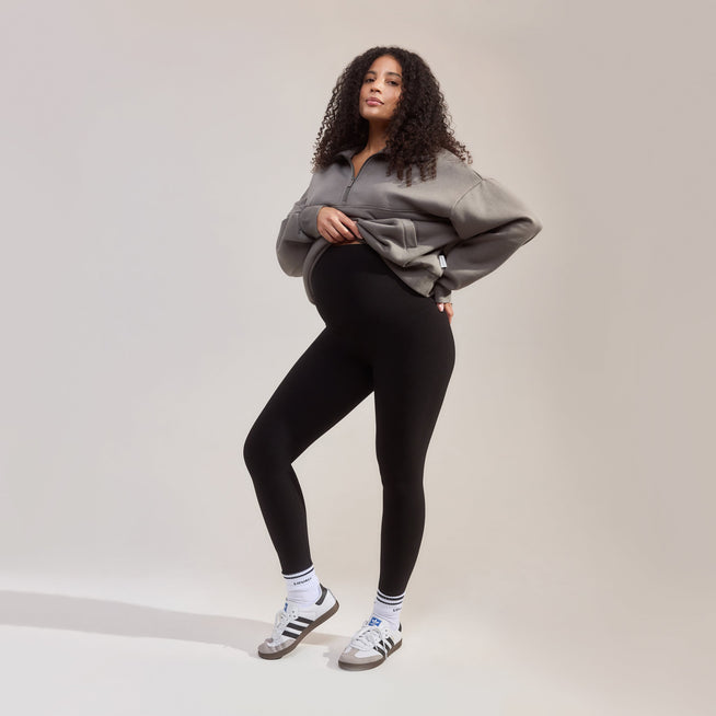 Maternity Winter Everyday Leggings - Black