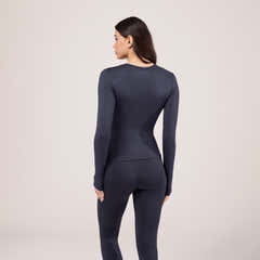 Ultimate Everyday Long Sleeve Top - Vintage Navy