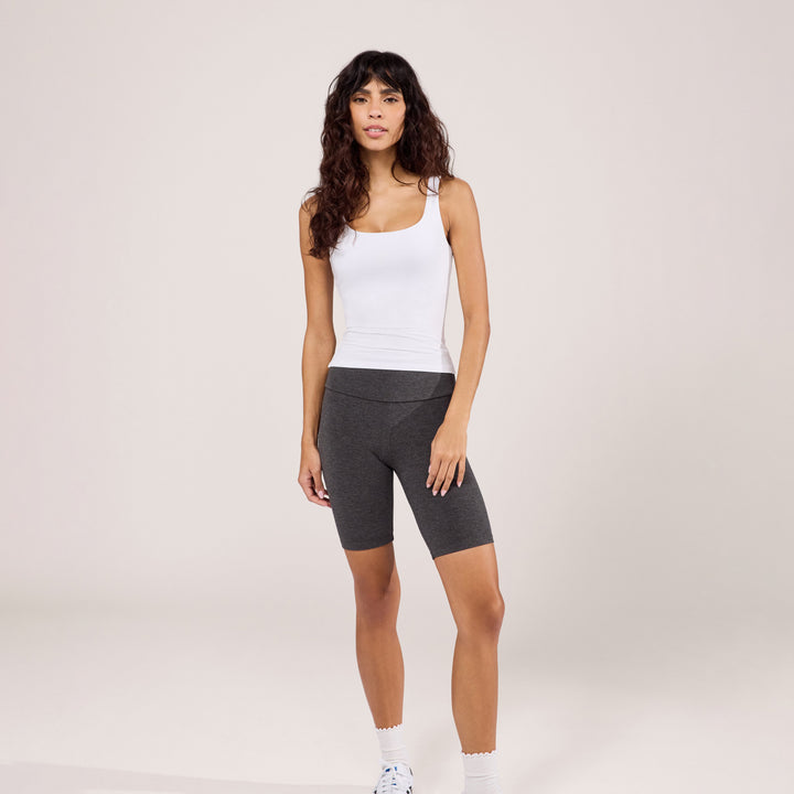 Lightweight Everyday Cycling Shorts - Dark Grey Marl