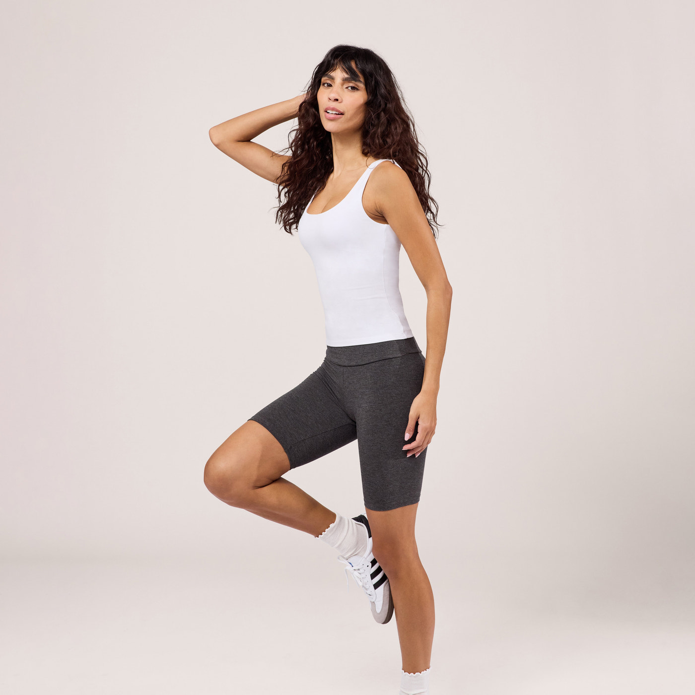 Lightweight Everyday Cycling Shorts - Dark Grey Marl