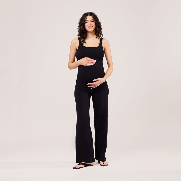 Maternity Lightweight Tank Top - Black