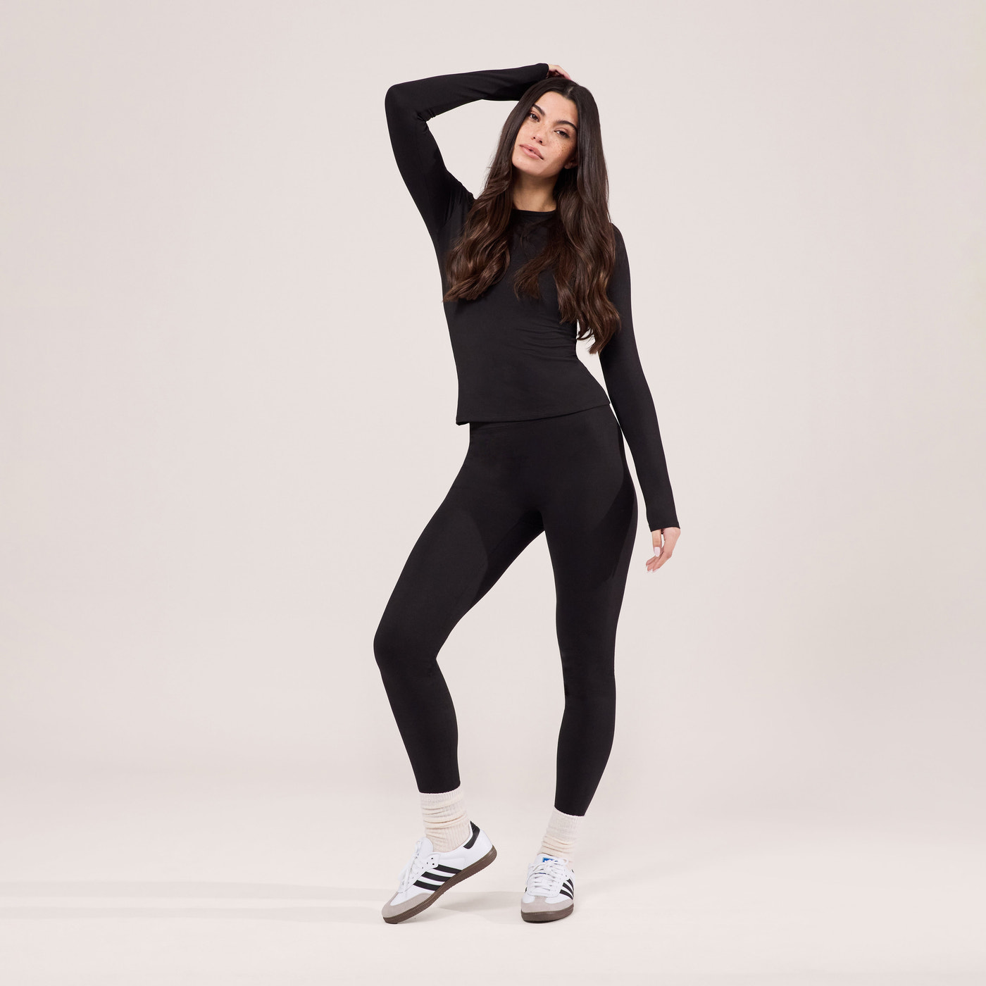 Ultimate Everyday long Sleeve Top - Black Coffee