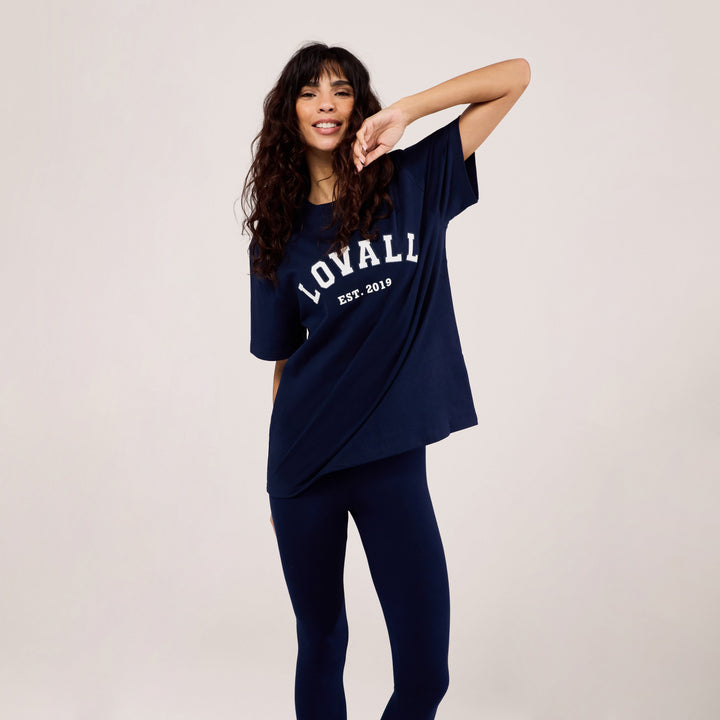 Graphic T-shirt Varsity - Navy