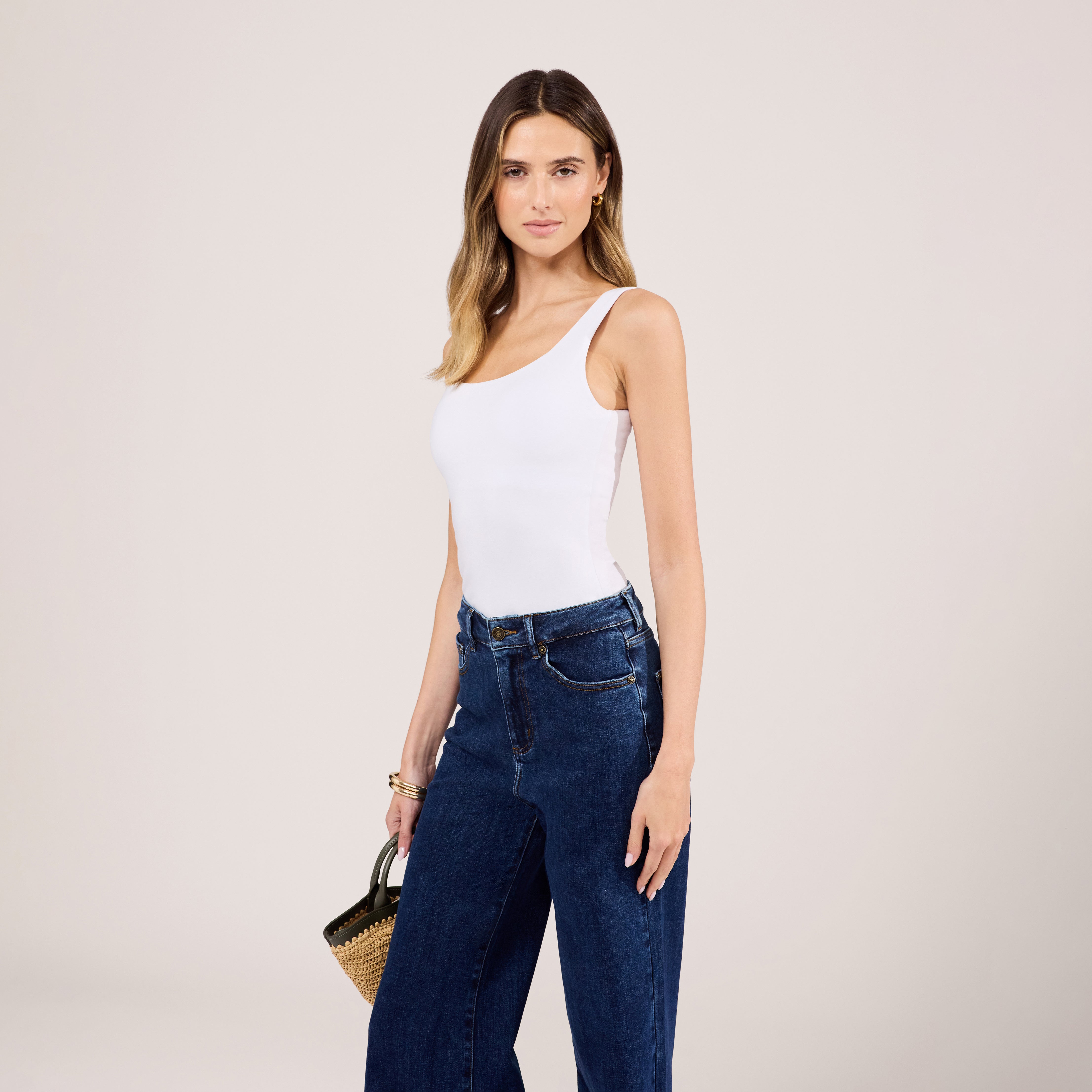 Lightweight Everyday Tank Top - White