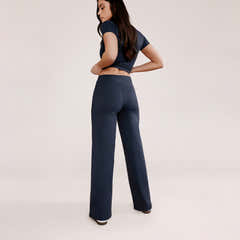 Ultimate Everyday Wide leg Trouser- Vintage Navy