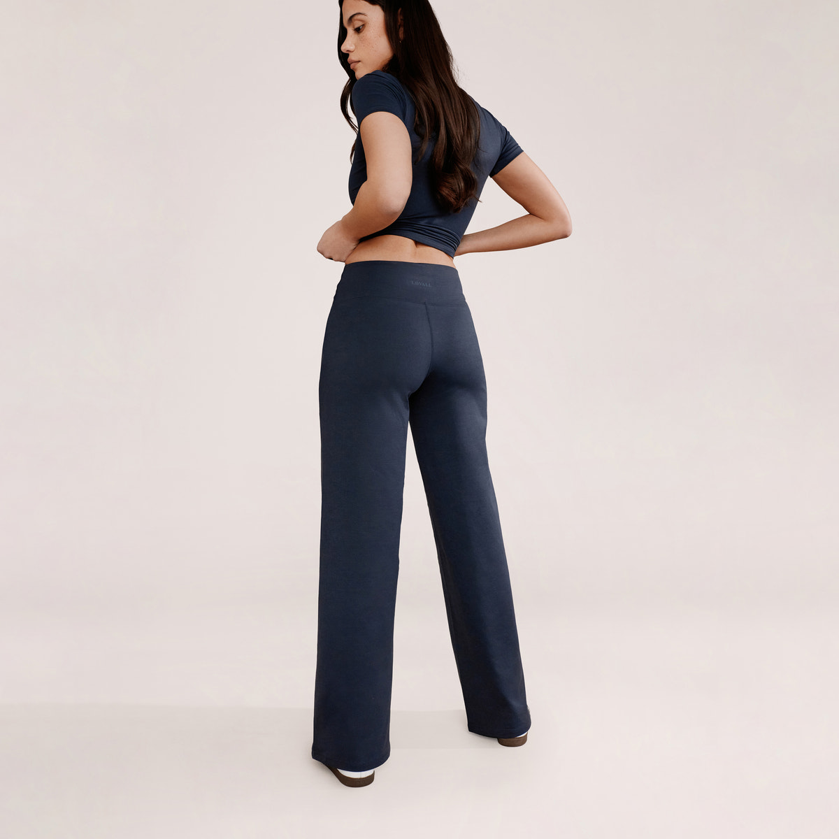 Ultimate Everyday Wide leg Trouser- Vintage Navy