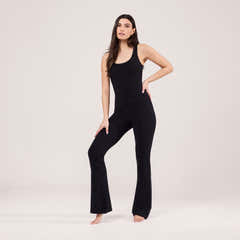 Lightweight Flare Leggings - Black