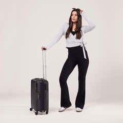 Lightweight Flare Leggings - Black