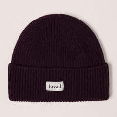 Knitted Hat - Wine
