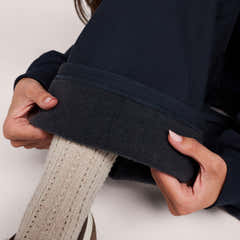 Winter Wide Leg Trousers - Vintage Navy