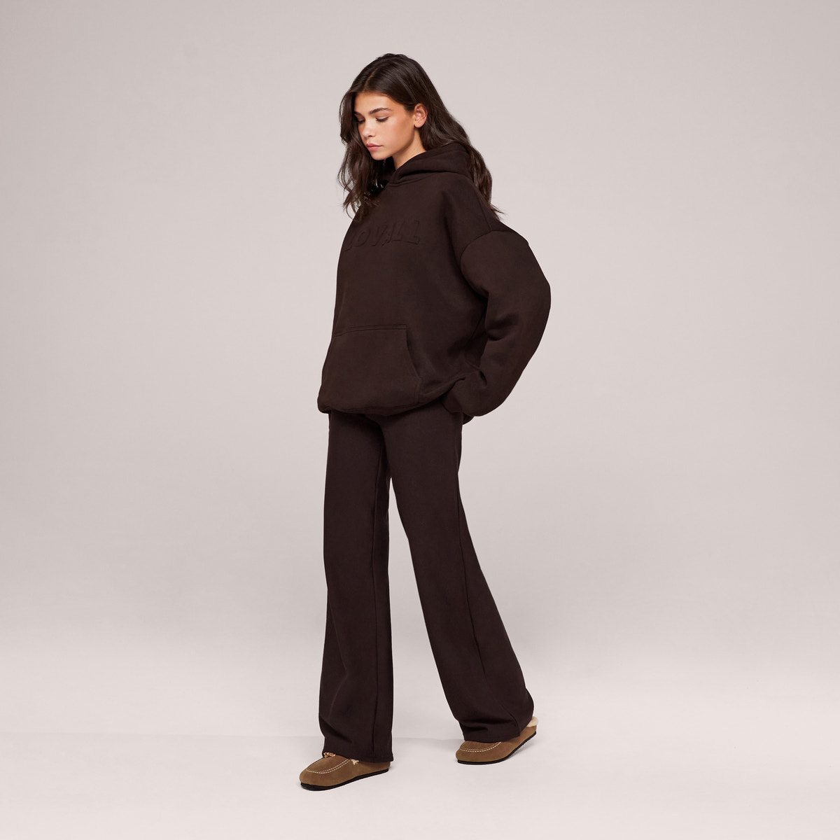 Winter Wide Leg Trousers - Espresso Brown