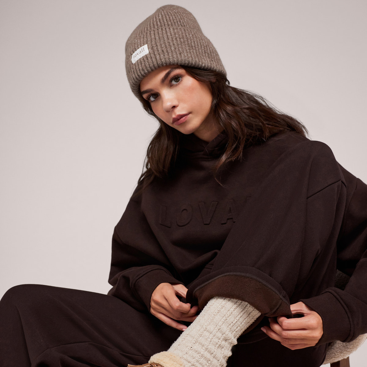 Winter Wide Leg Trousers - Espresso Brown