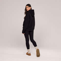 Winter Everyday High Waisted Leggings - Black
