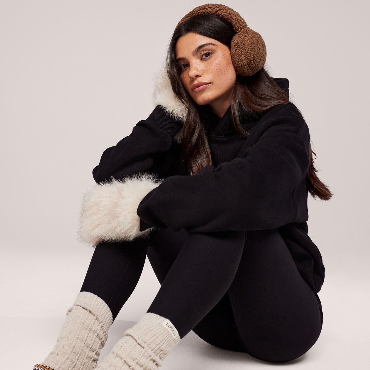 Winter Everyday High Waisted Leggings - Black