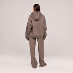 Winter Wide Leg Trousers - Mocha