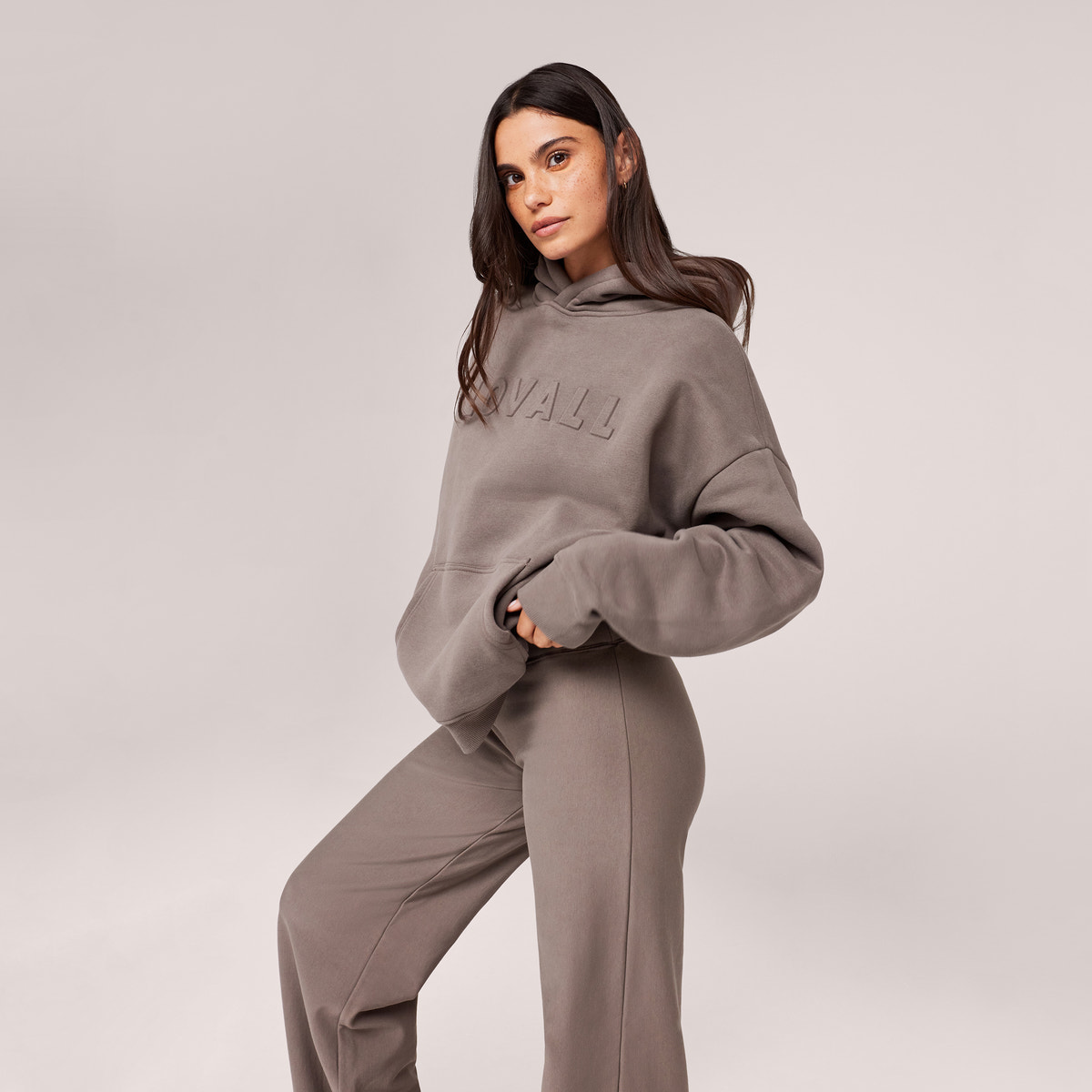 Winter Wide Leg Trousers - Mocha