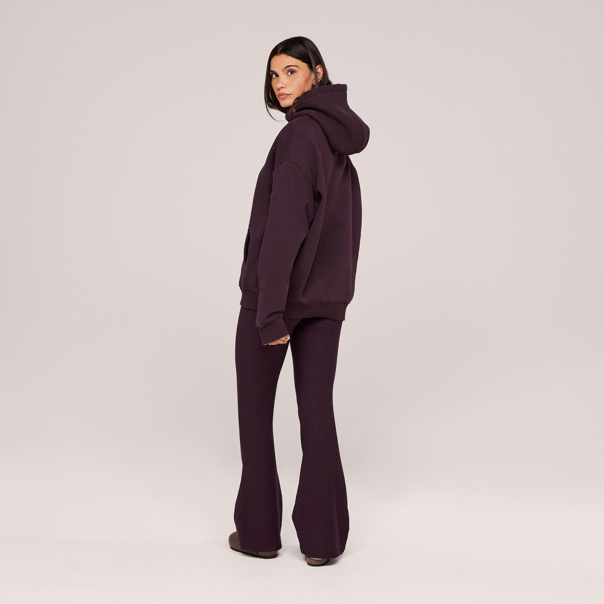 Heavyweight Lovall Oversized Hoodie - Wine