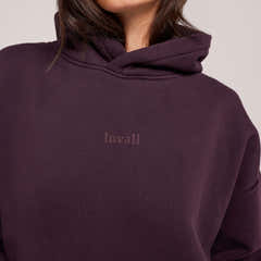 Heavyweight Lovall Oversized Hoodie - Wine