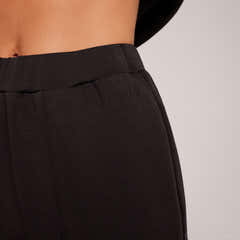 Ultimate Soft Wide Leg Jogger - Black Coffee
