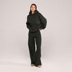 Heavyweight Lovall Oversized Hoodie - Pine