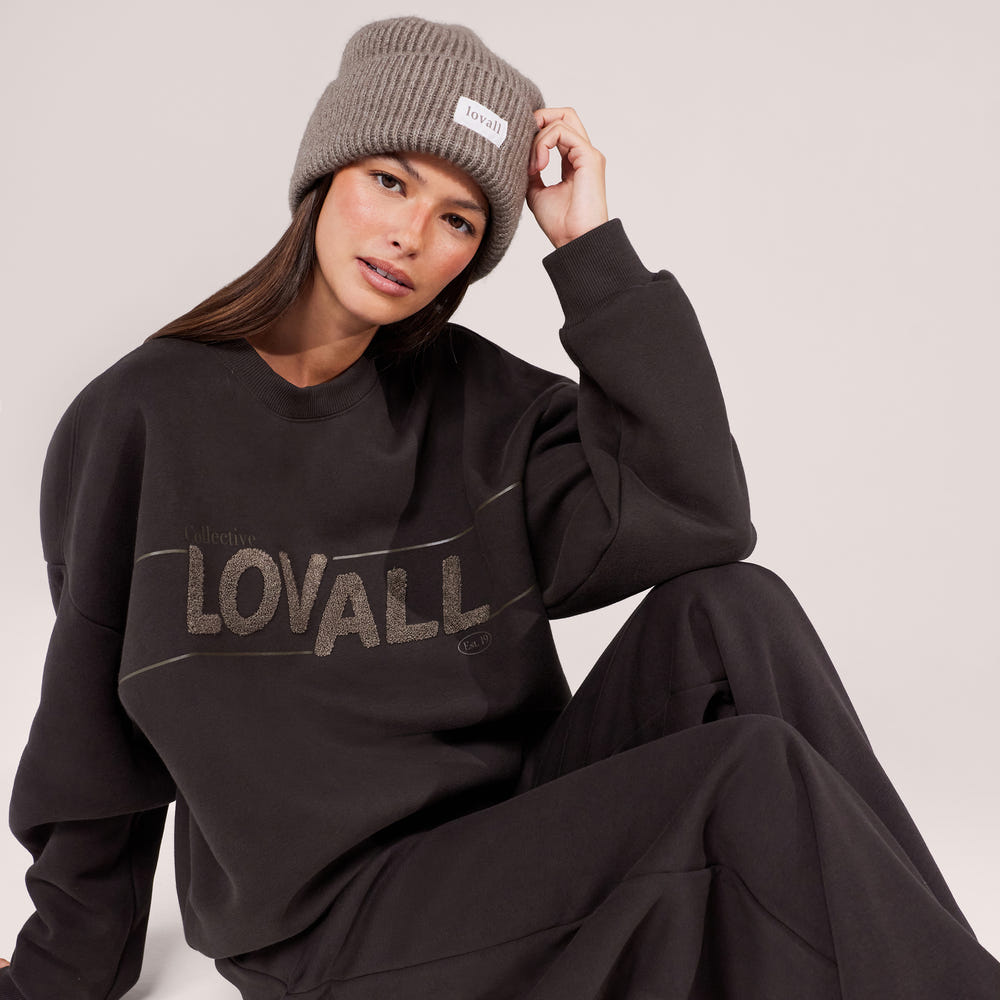 Heavyweight Oversized Sweatshirt Collective - Black Coffee