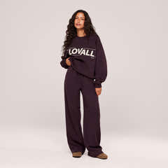 Heavyweight Oversized Sweatshirt Collective - Wine