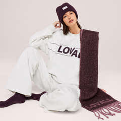 Heavyweight Oversized Sweatshirt Collective - Light Grey Marl