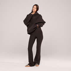 Winter Flare Leggings - Black Coffee