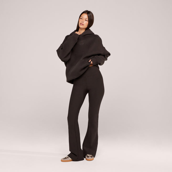 Winter Flare Leggings - Black Coffee
