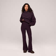 Winter Flare Leggings - Wine