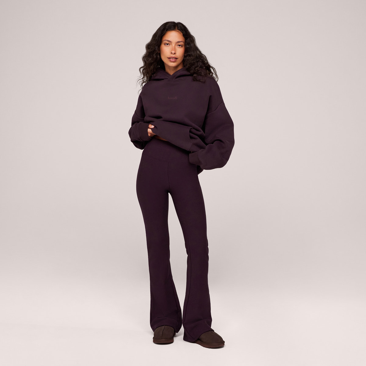 Winter Flare Leggings - Wine