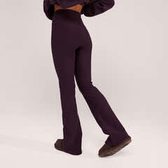 Winter Flare Leggings - Wine
