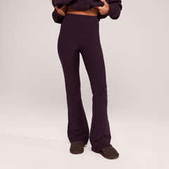 Winter Flare Leggings - Wine