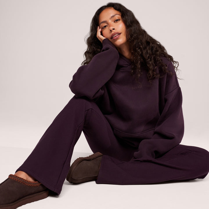 Winter Flare Leggings - Wine