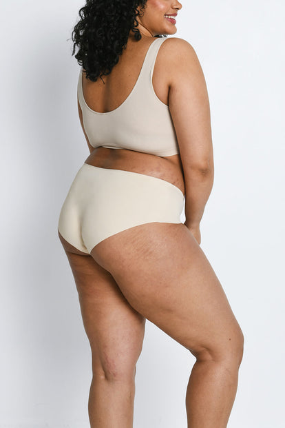 Seamless Midi Knickers 3 Pack - Beige