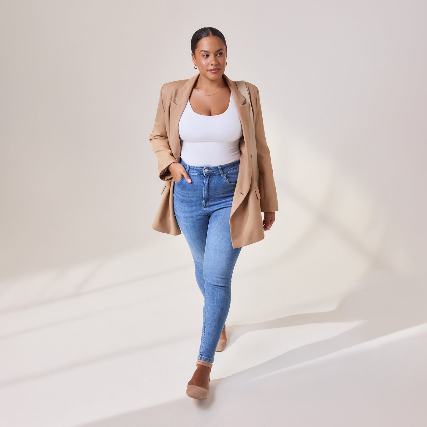 Curve Lift & Shape Jeans - Mid Blue