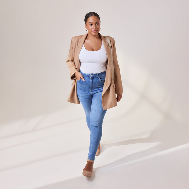 Curve Lift & Shape Jeans - Mid Blue