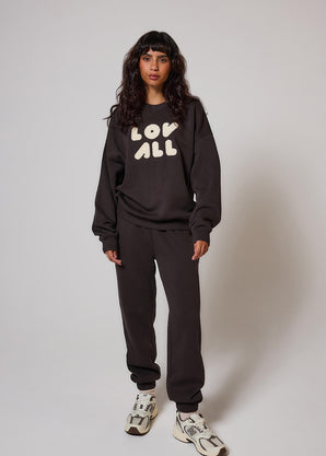 Curve ALL SZN Organic Cuffed Jogger - Black Coffee